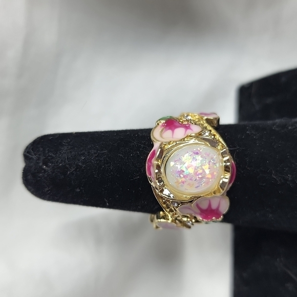 FLORAL OPAL RING - Picture 4 of 4